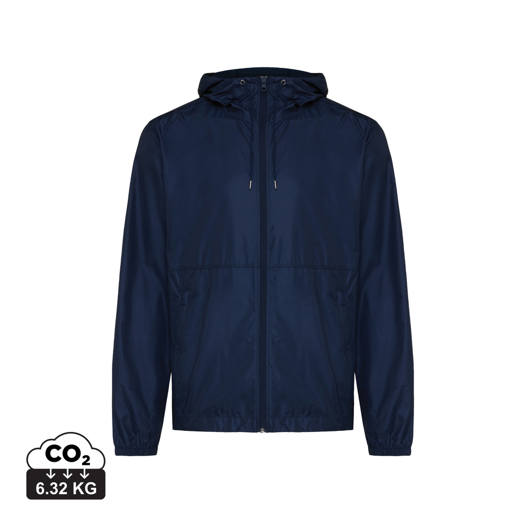 Veste publicitaire polyester recyclé Logan Iqoniq Bleu marine